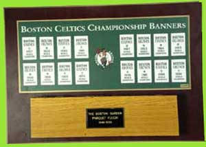 Boston Garden actual floor