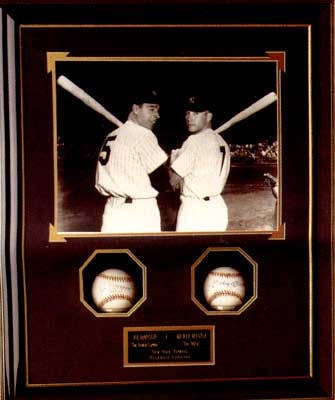 Joe Dimaggio & Mickey Mantle