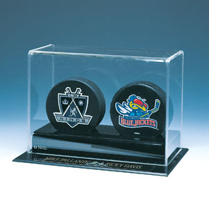 Deluxe 2 Hockey Puck Display