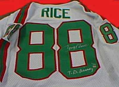 jerry rice mississippi valley state jersey