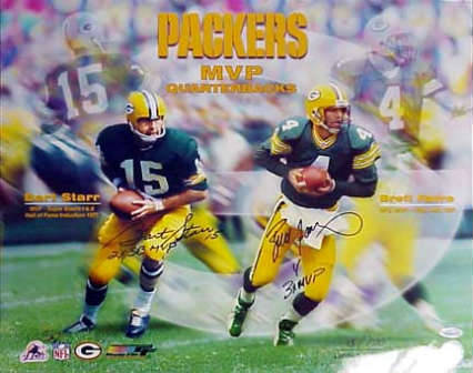 Brett Favre & Bart Starr