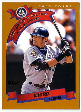 Ichiro Suzuki 2002 Topps Card