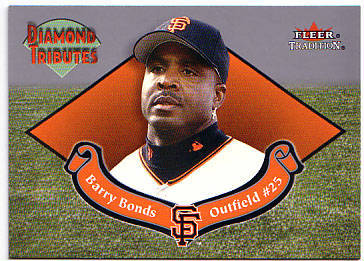 Barry Bonds 2002 Diamond Tributes