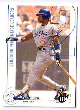 Sammy Sosa Unsigned Card