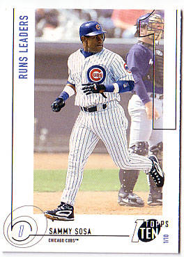 Sammy Sosa Unsigned Card