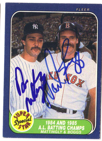 Wade Boggs & Don Mattingly