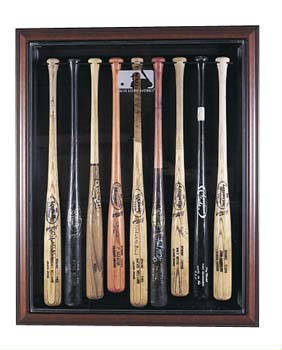 9 Baseball Bat Display Case Cube