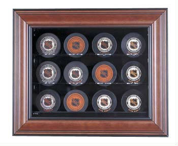 12 Hockey Puck Deluxe Display Case Cube