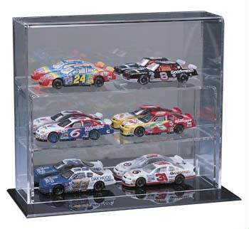 6 Mini Car Deluxe Display Case Cube