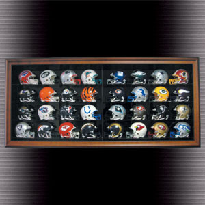 32 Mini Helmet Deluxe Display Case Cube