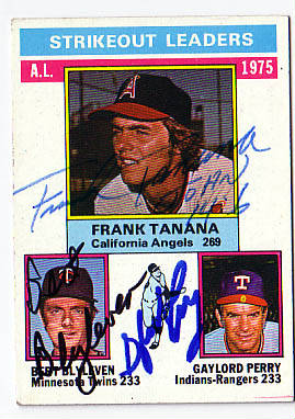 Bert Blyleven Gaylord Perry & Frank Tanana