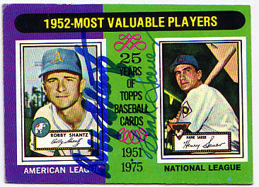 Hank Sauer & Bobby Shantz