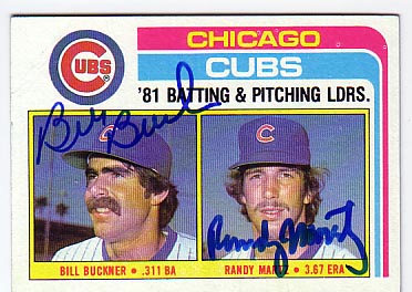 Bill Buckner & Randy Martz