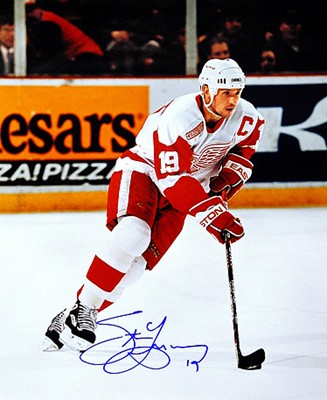 steve yzerman autograph