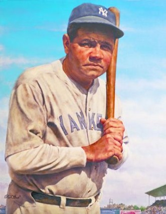 Babe Ruth FINE ART GICLEE