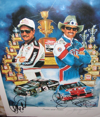 Dale Earnhardt & Richard Petty