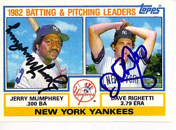 Dave Righetti & Jerry Mumphrey