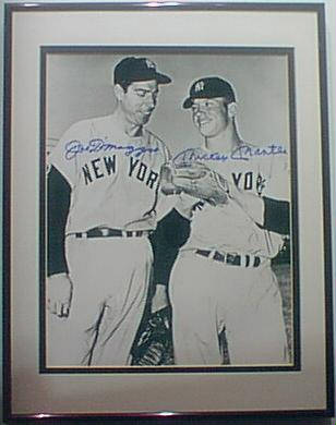 Joe Dimaggio & Mickey Mantle