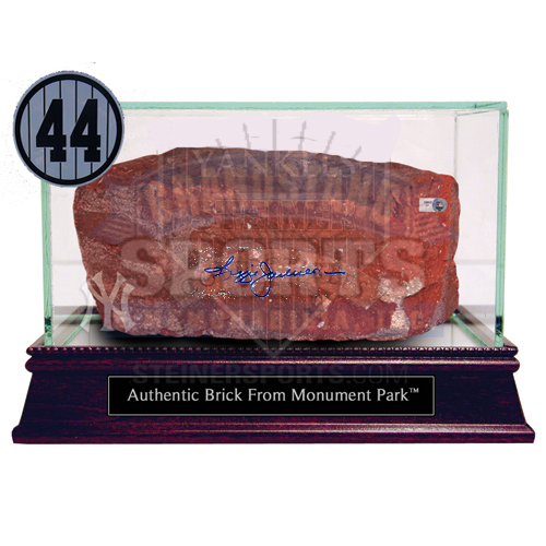 Reggie Jackson signed Yankee Stadium Ceremonial Monument Park Brick