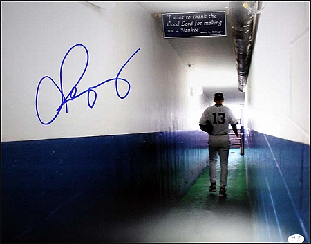 Alex Rodriguez Signed 11X14 Photo