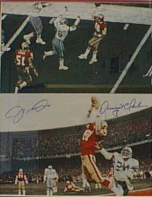 Joe Montana to Dwight Clark