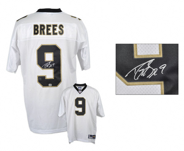 drew brees signed jersey