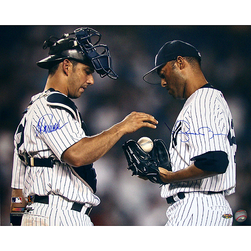 Mariano Rivera & Jorge Posada Dual Signed Photograph