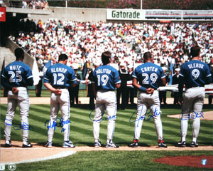 Toronto Blue Jays Legends White/Alomar/Molitor/Carter/Olerud