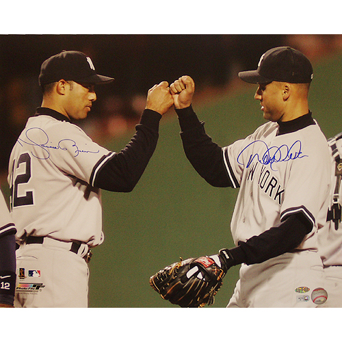 Derek Jeter & Mariano Rivera Dual Signed