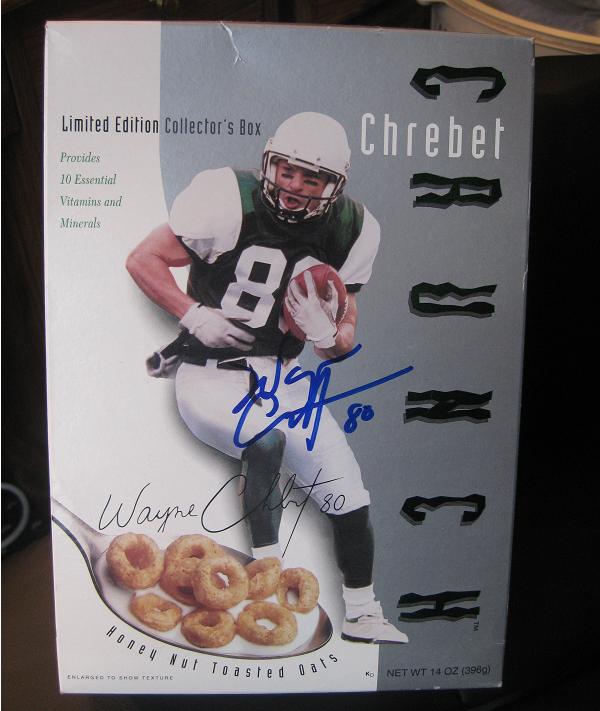 Wayne Chrebet "Crunch" Autographed