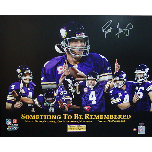 Brett Favre "Something to be Remembered"