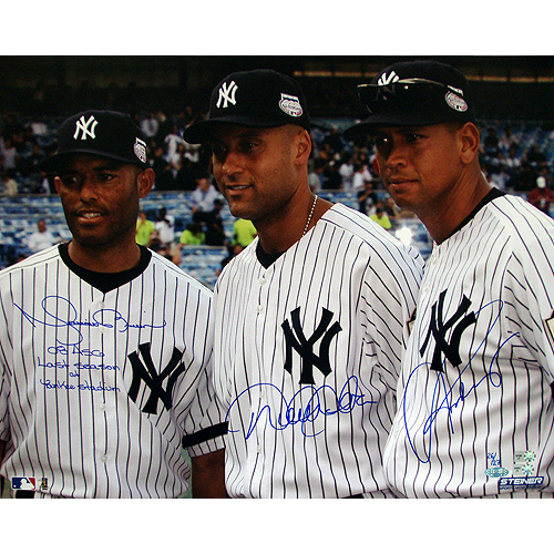 Derek Jeter, Alex Rodriguez & Mariano Rivera