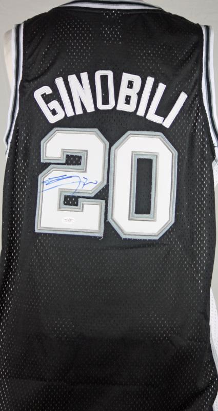 Manu Ginobili Autographed Jersey