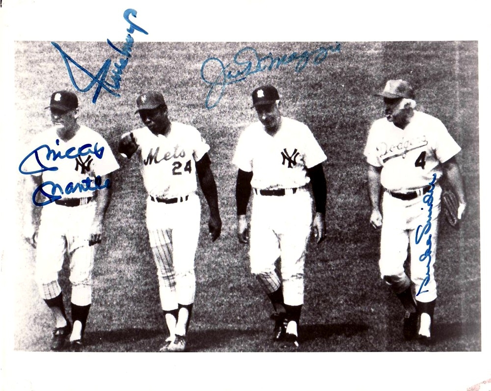 Mantle Dimaggio Mays Snider