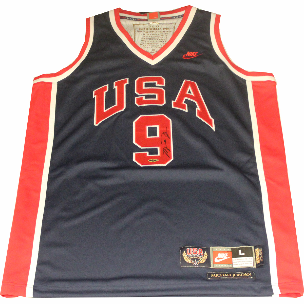 Michael Jordan Team USA Autographed