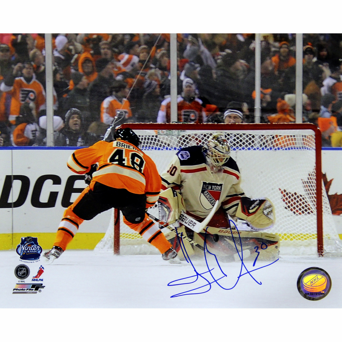 Henrik Lunqvist Winter Classic Signed