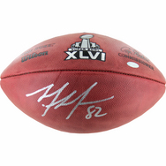 Mario Manningham Super Bowl 46 Signed