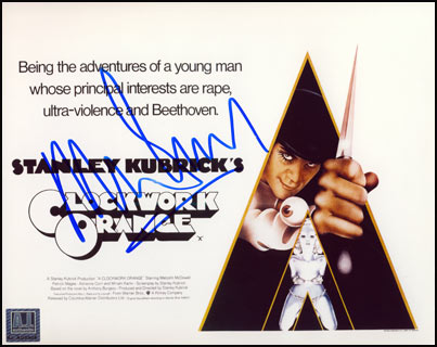 Malcolm McDowell Clockwork Orange
