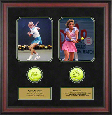 Chris Evert & Martina Navratilova