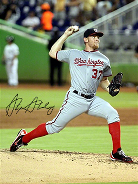 Stephen Strasburg Signed