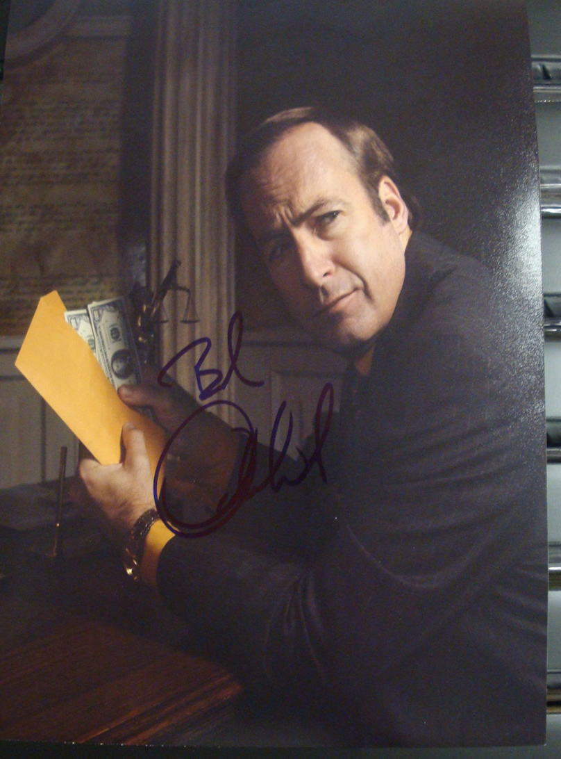 Bob Odenkirk Breaking Bad Signed