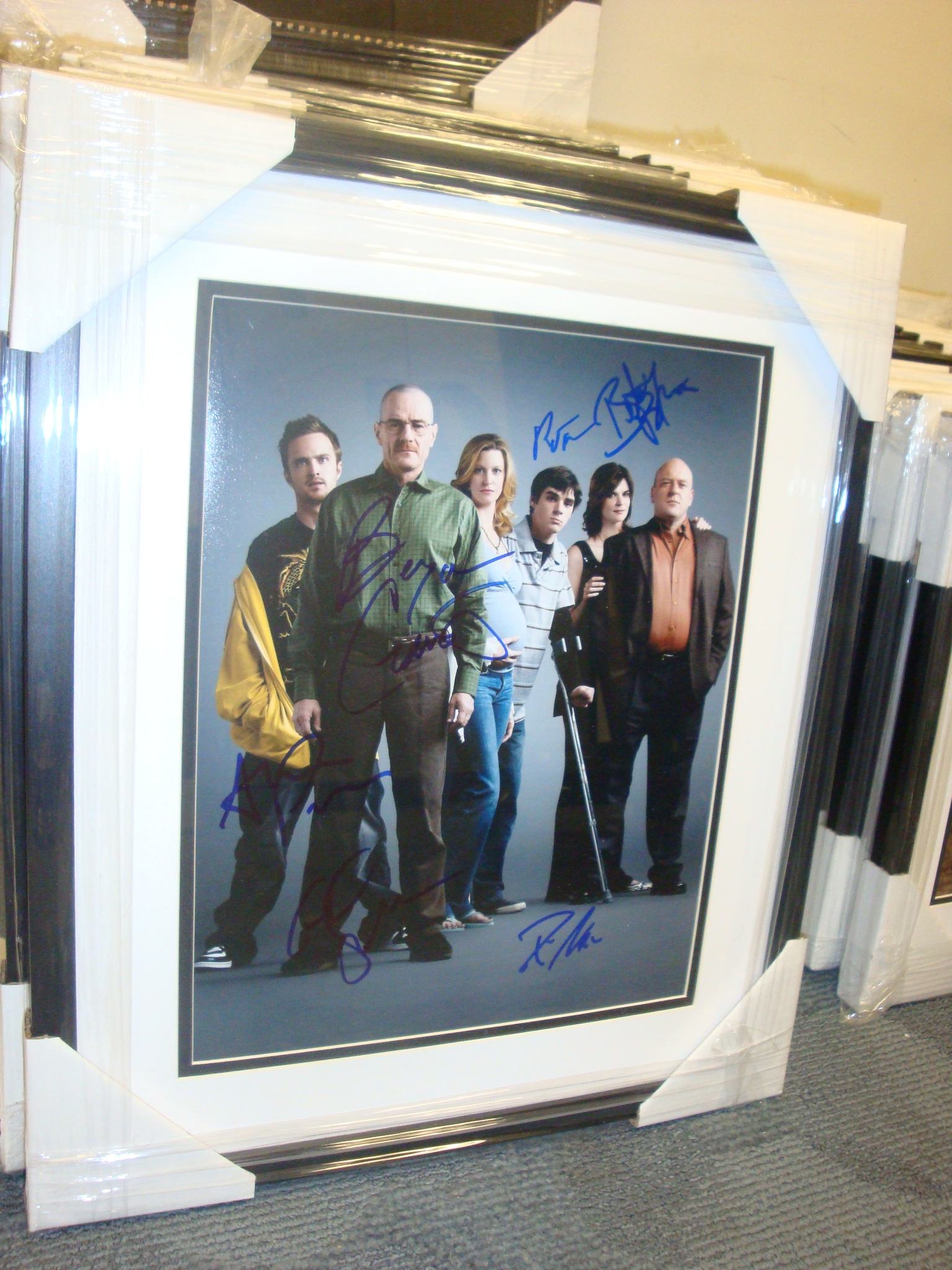 Breaking Bad Cast Signed & Framed