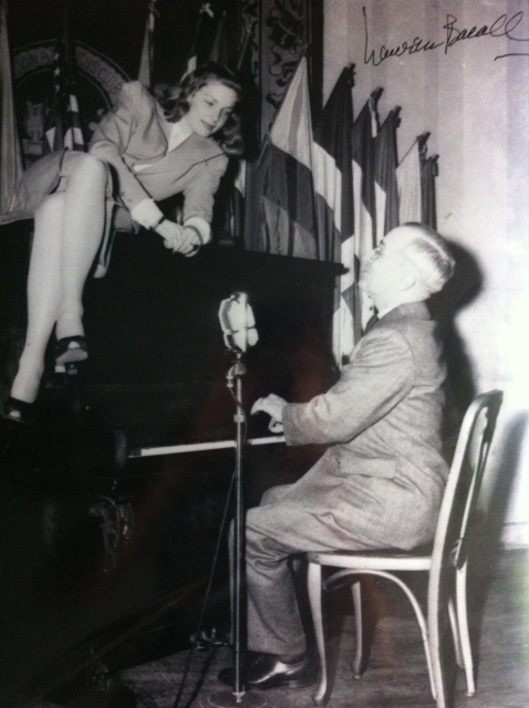 Lauren Bacall w/ Harry Truman