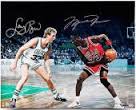 Larry Bird & Michael Jordan