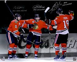 Patrick Kane Jonathan Toews & Duncan Keith