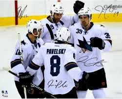 Logan Couture Patrick Marleau Joe Thornton & Joe Pavelski