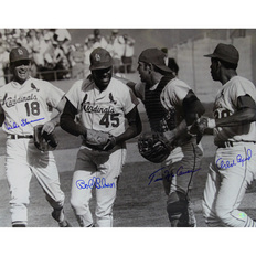 Bob Gibson Tim McCarver Mike Shannon & Orlando Cepeda