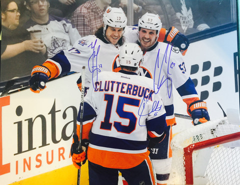 Cal Clutterbuck Casey Cizikas & Matt Martin