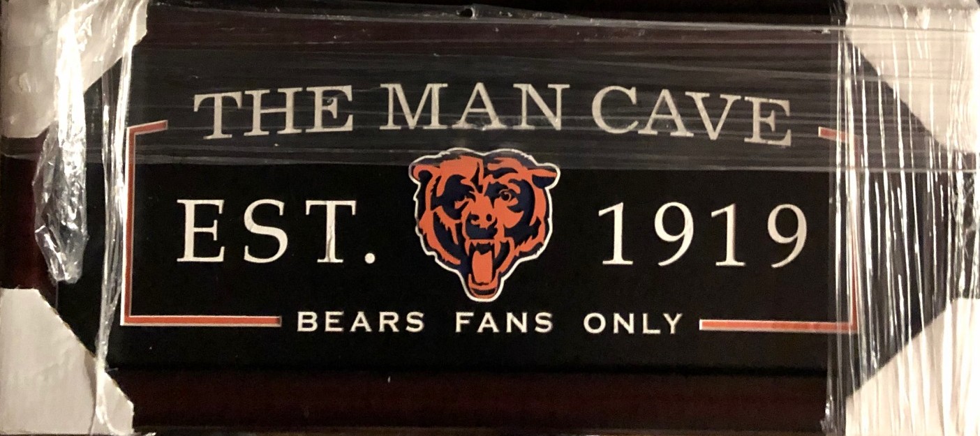 Chicago Bears Man Cave Sign