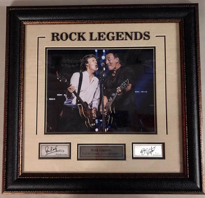 Bruce Springsteen & Paul McCartney "Rock Legends"